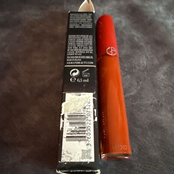 Giorgio Armani Lip Maestro Liquid Lipstick - 405 Sultan ~ 6.5ml - Picture 3 of 4